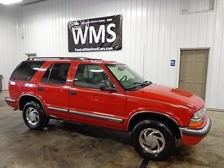 98 red black ls leather 4x4 suv truck v6 4 door new clean power auto jimmy alloy