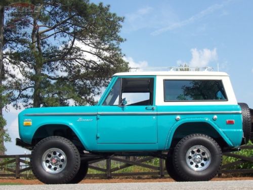 High quality 1970 ford bronco classic fully restored 302 4wd 4-speed show and go