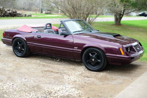 1984 mustang gt convertible!  347 custom engine, 1750 miles on complete rebuild!