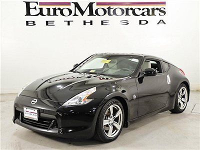 Coupe black six speed manual 6 10 stick shift 350z 11 financing z leather used