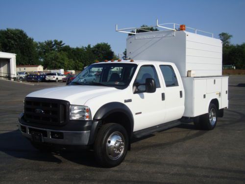 2007 ford f-450 crew cab diesal plumbers utility