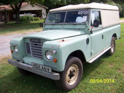 Land rover 109 with nc title