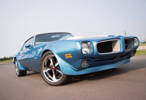 1971 trans am 455 ho automatic w/ac rust free california car blue/blue