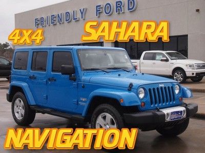 Unlimited sahara 3.8l v6 warranty one owner excellent condition 4x4 low miles