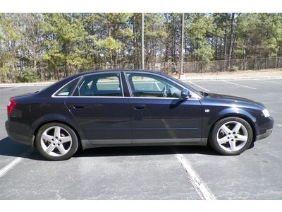 Audi a4 3.0l quattro georgia owned rust free keyless entry sunroof no reserve