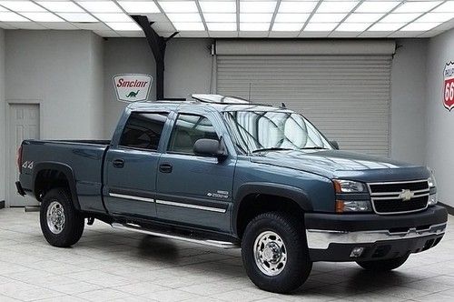 2006 chevy 2500hd diesel 4x4 lt3 heated leather sunroof bose crew 1 owner