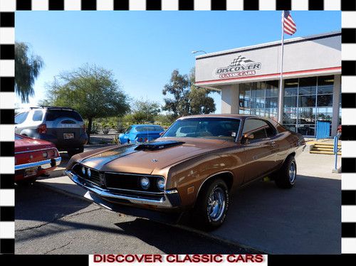 1971 ford torino 500 2dht fresh paint 351ci automatic ps msd chrome flowmaster