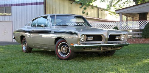 1969 plymouth barracuda 340 formula s fastback 4-speed numbers match