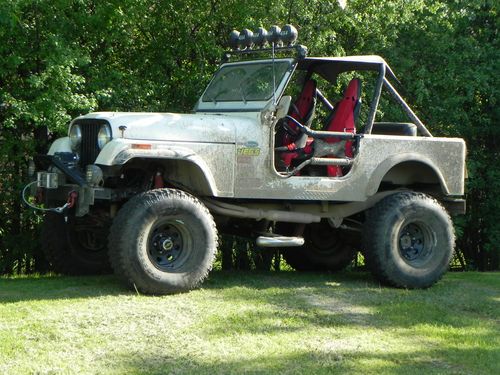 Jeep cj7 350, 4speed, lifted, mudder, crawler, winch