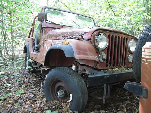 1979 jeep cj7 rolling chassis no trans or engine have title great mud bog body