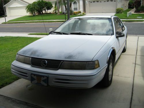 1992 mercury cougar ls sedan 2-door 3.8l