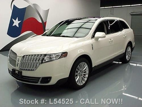 2012 lincoln mkt 7-pass pano sunroof rearview cam 38k! texas direct auto