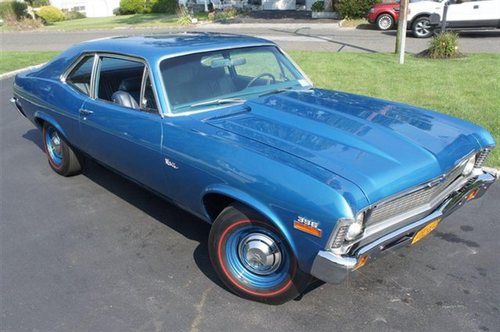 1972 chevy nova for sale~396/375~4 speed~original body panels~beautiful car!