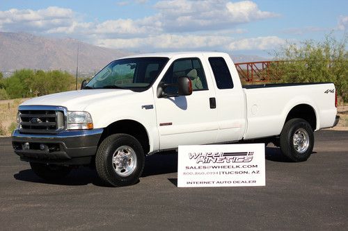 2003 ford f250 diesel 4x4 super duty xlt extended cab pickup 4wd 4 door see vid