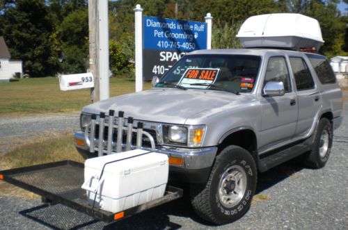 1990 toyota 4runner 4wd outfitted for surf fishing on assateague island extras!!