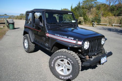 2002 jeep tj sport, 4.0l, many aftermarket parts, very good condition