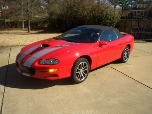 2002 35th anniversary camaro ss convertible 6-sp, all opts exc centerline exhst