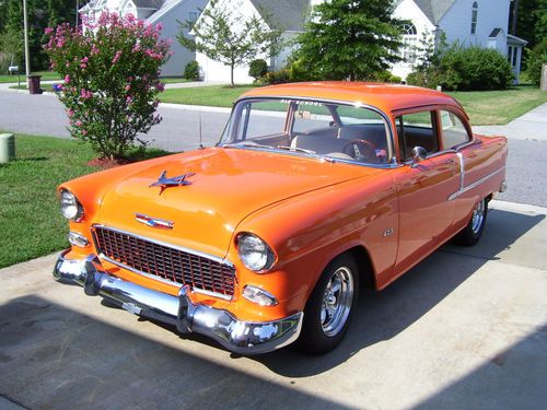 1955 chevrolet 210 with 406, 2-4bl, 4 speed, and 4 wheel disk brakes