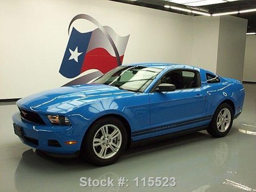 2011 ford mustang v6 automatic spoiler grabber blue 46k texas direct auto