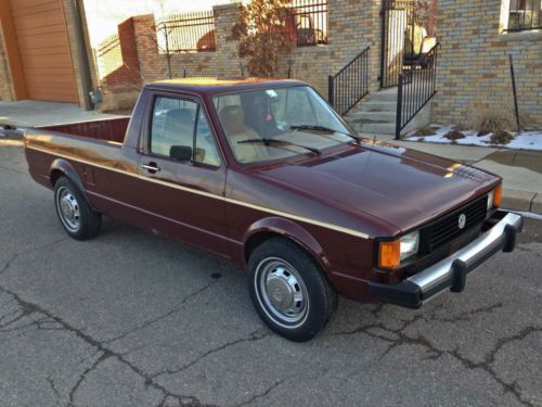 1982 vw rabbit pickup caddy extremely nice example