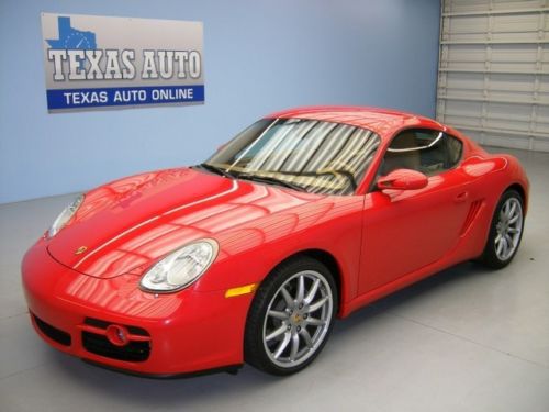 We finance!!!  2008 porsche cayman coupe 5 speed heated leather 49k m texas auto