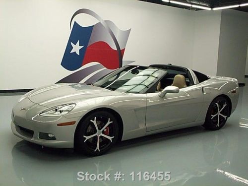 2005 chevy corvette targa top auto htd leather hud 33k texas direct auto