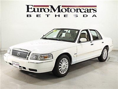 Only 18k miles ! vibrant white tan leather 12 11 10 town car crown victoria used