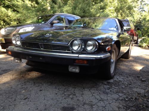 1990 jaguar xjs triple black convertible 18k original miles