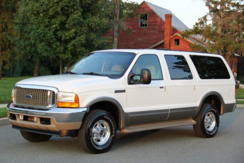 2001 ford excursion limited 7.3l diesel 75k actual mile 4x4 rare find no reserve