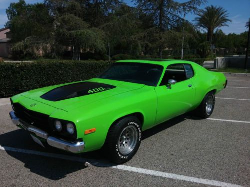 73 plymouth roadrunner (not a clone) excellent driver, looks amazing
