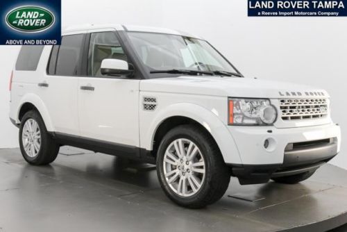 2012 land rover lr4 4x4 4dr certified  third row 6-speed a/t