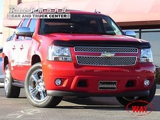 2011! avalanche! ltz! red! dvd! navigation!sunroof! immaculate! chrome wheels!