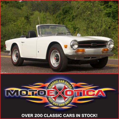 1969 triumph tr6 - fresh restore! same owner for 37 years! 2.5l i6 4-speed wow!