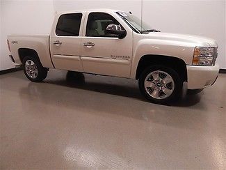 2011 white ltz 4d crew cab one owner leather 5.3l v8 4x4 bluetooth sunroof