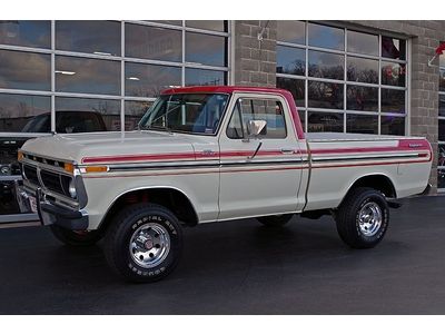 1977 f-150 explorer 4x4 short wide cold a/c 4 speed very clean/cool/collectible!