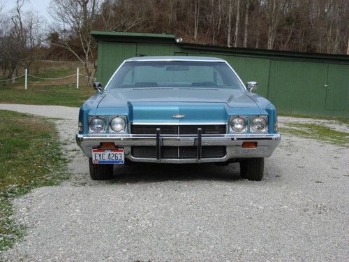 1972 chevrolet impala sports sedan 4dr 58k miles triple blue beauty- must see!!