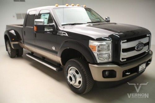 2013 drw king ranch crew 4x4 fx4 navigation sunroof leather heated diesel