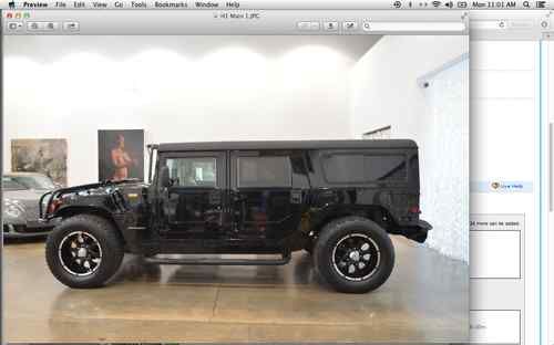 1995 hummer v8 gas h1 wagon loaded w/ full factory options &amp; over 40k in extras!