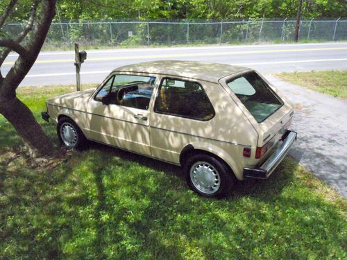 1982 vw rabbit diesel 2-dr gti-clone ... super-rare auto-trans -- low miles