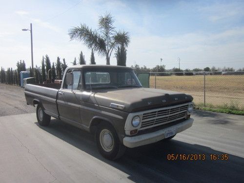 1969 ford f100 long bed pickup truck