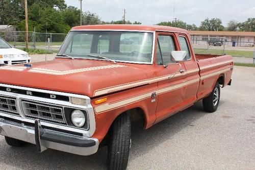 1976 ford f150 extended cab runs good no reserve