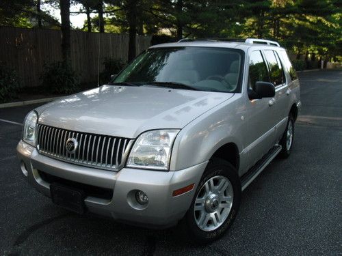 2004 mercury mountaineer premier,awd,3rdrow seats,leather,roof,cd,no reserve!!