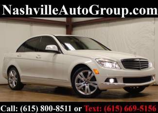 2008 white 3.0l luxury package c-class sunroof auto trans direct leather seats