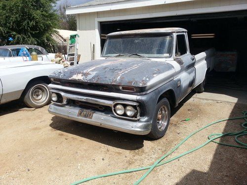 66 chevy pick up long bed 4 speed muncy rebuilt 292 6 cylinder low miles