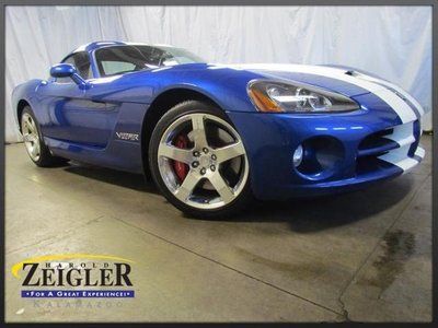 Srt10 coupe gts blue with white stripe  only 7501 miles