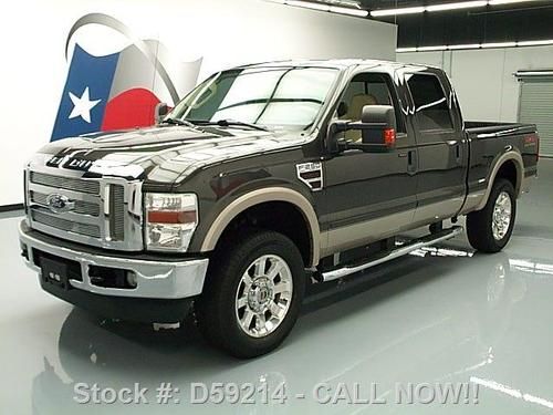 2008 ford f-250 lariat diesel 4x4 leather sunroof 39k texas direct auto