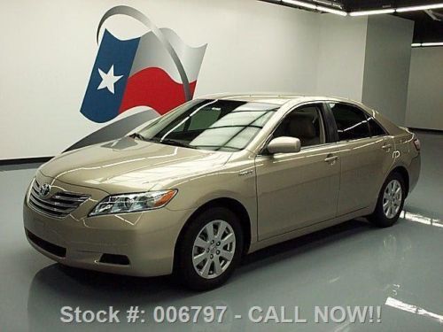 2007 toyota camry hybrid leather alloy wheels only 55k texas direct auto