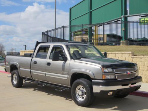 2006 chevy crew-cab 2500 hd 4x4 texas own ,one owner tv/dvd accident free