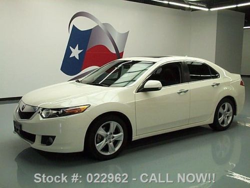 2010 acura tsx automatic sunroof htd leather 41k miles texas direct auto