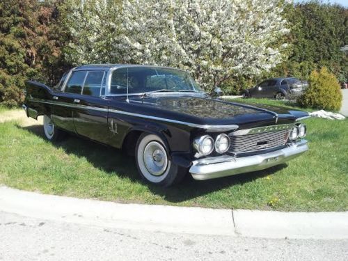 No reserve 1961 chrysler imperial crown black on black  413 loaded desert car!